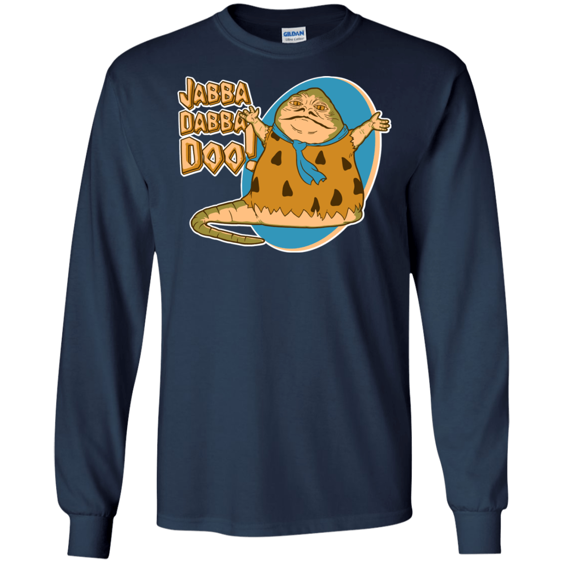 T-Shirts Navy / S Jabba Dabba Doo Men's Long Sleeve T-Shirt