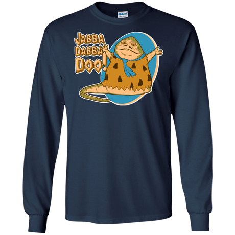 T-Shirts Navy / S Jabba Dabba Doo Men's Long Sleeve T-Shirt