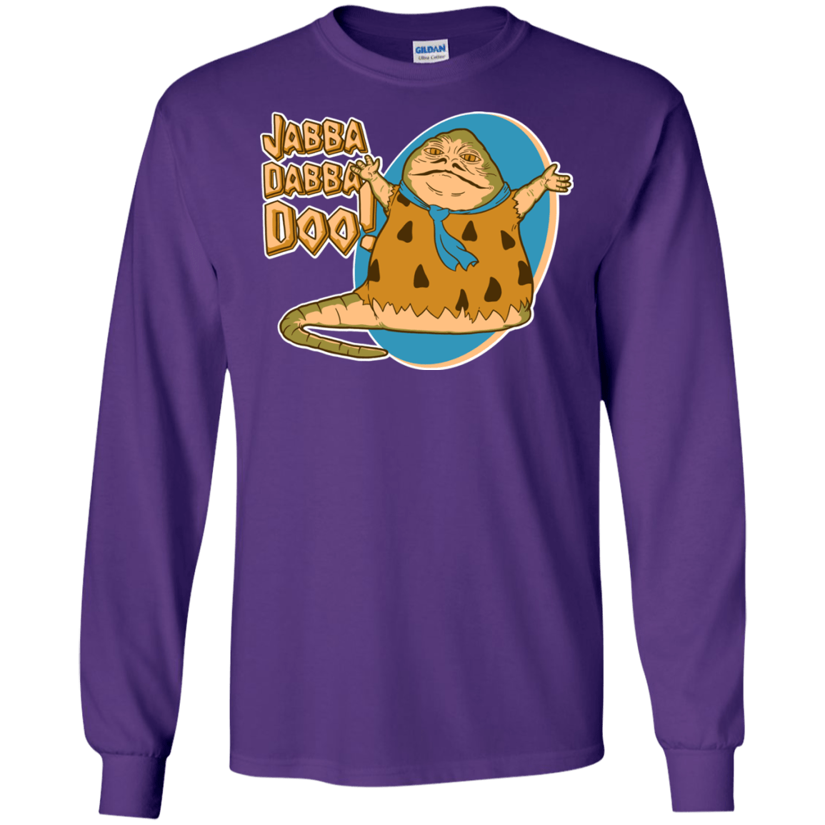 T-Shirts Purple / S Jabba Dabba Doo Men's Long Sleeve T-Shirt