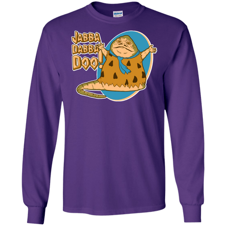 T-Shirts Purple / S Jabba Dabba Doo Men's Long Sleeve T-Shirt