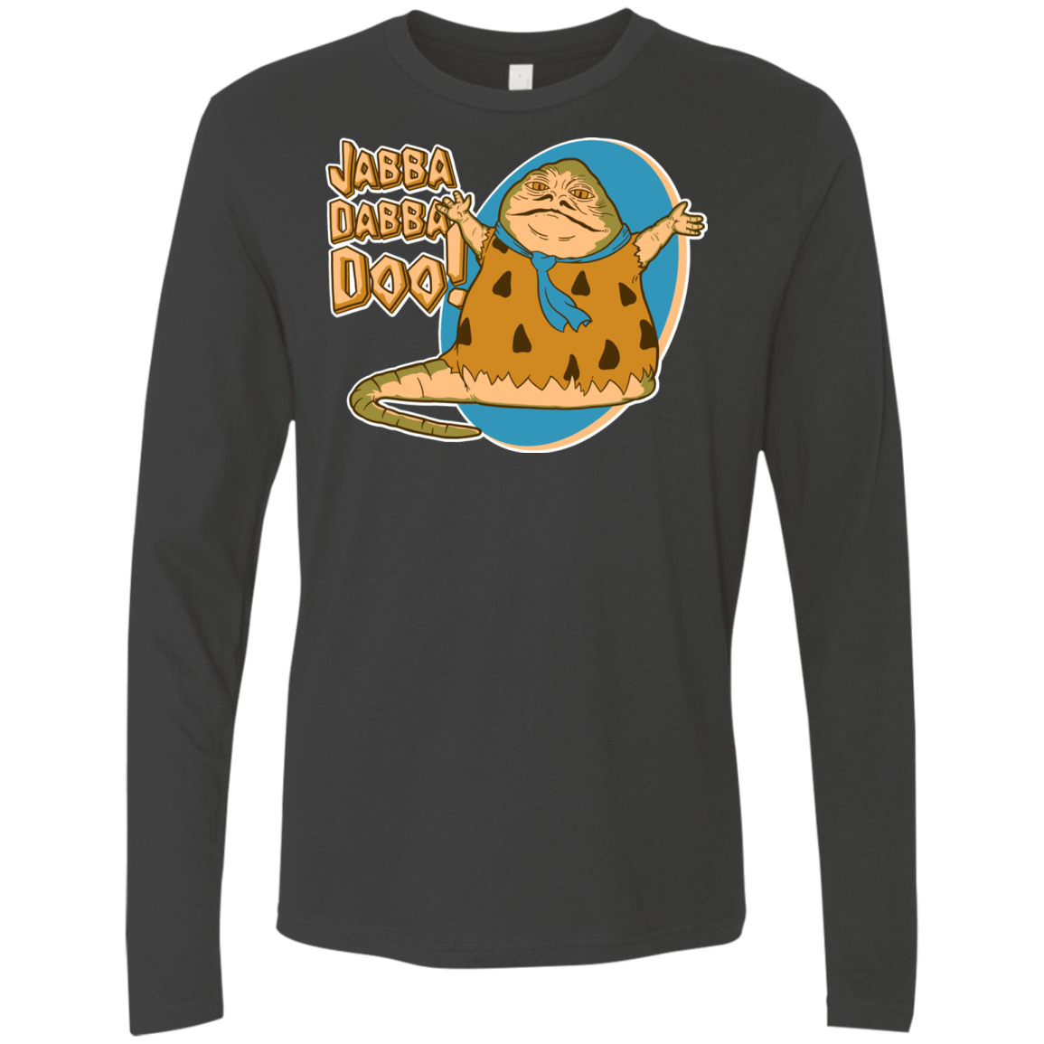 T-Shirts Heavy Metal / S Jabba Dabba Doo Men's Premium Long Sleeve