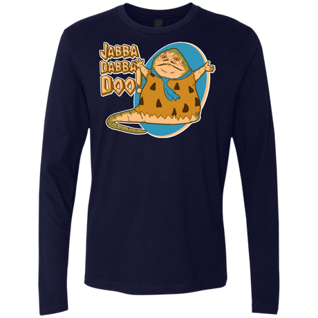 T-Shirts Midnight Navy / S Jabba Dabba Doo Men's Premium Long Sleeve