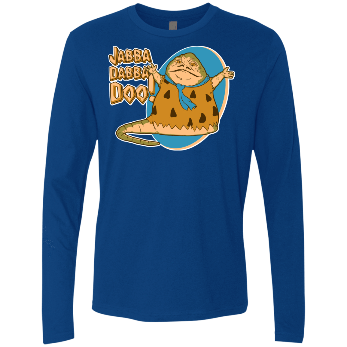 T-Shirts Royal / S Jabba Dabba Doo Men's Premium Long Sleeve