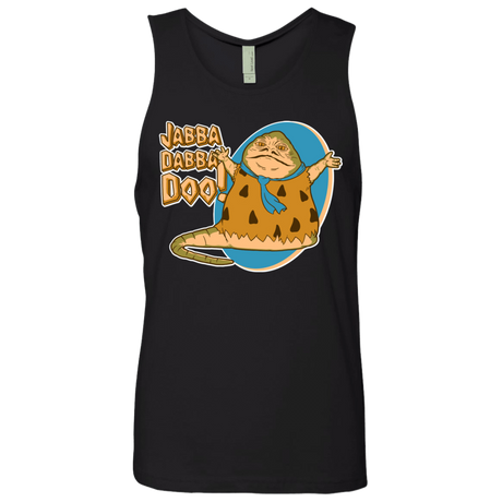 T-Shirts Black / S Jabba Dabba Doo Men's Premium Tank Top