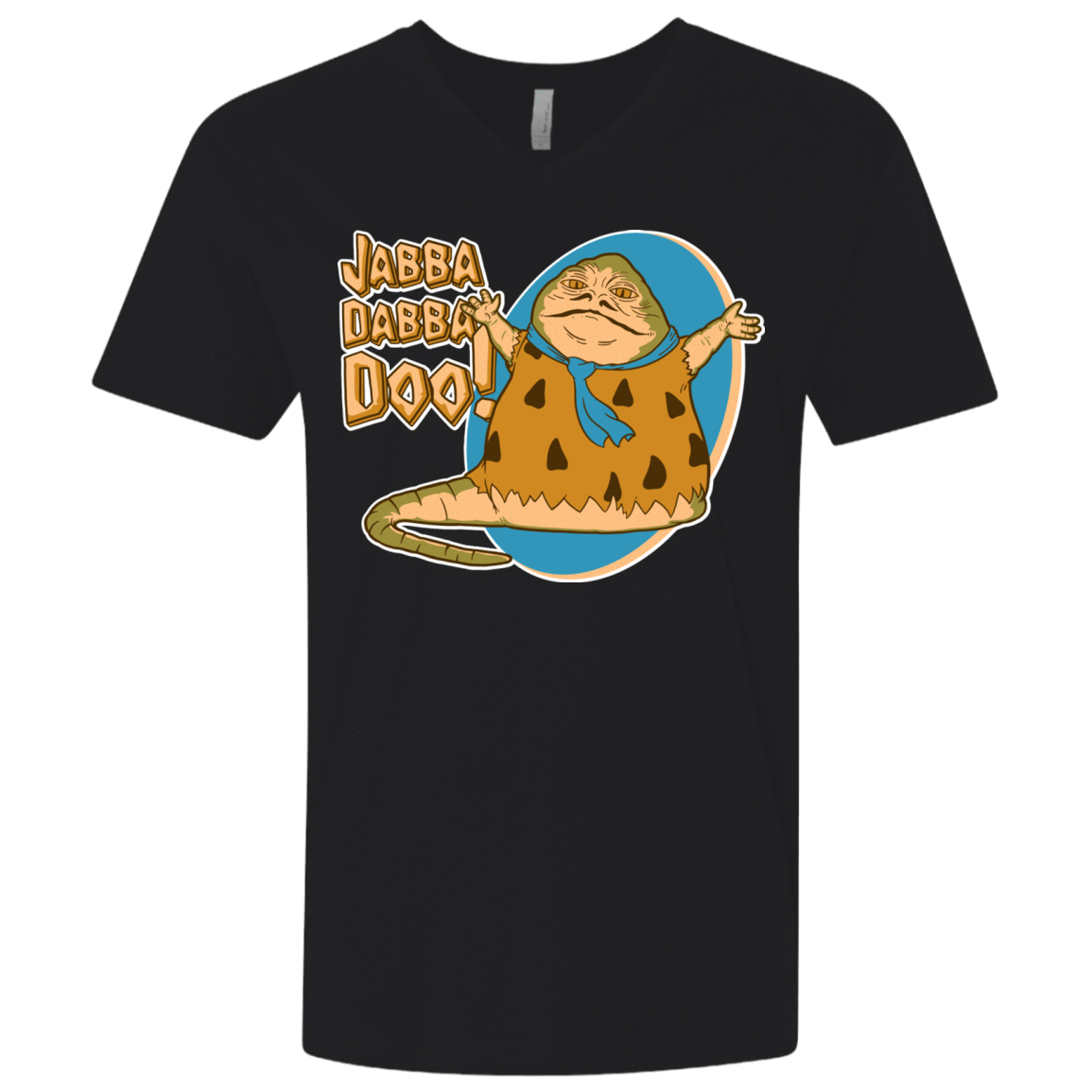 T-Shirts Black / X-Small Jabba Dabba Doo Men's Premium V-Neck
