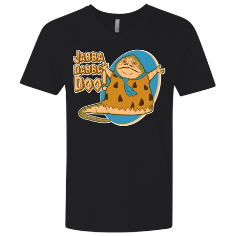 T-Shirts Black / X-Small Jabba Dabba Doo Men's Premium V-Neck