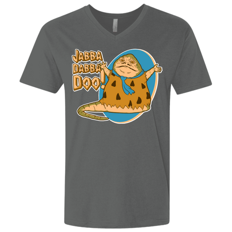 T-Shirts Heavy Metal / X-Small Jabba Dabba Doo Men's Premium V-Neck