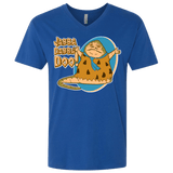 T-Shirts Royal / X-Small Jabba Dabba Doo Men's Premium V-Neck