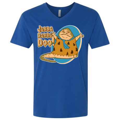 T-Shirts Royal / X-Small Jabba Dabba Doo Men's Premium V-Neck