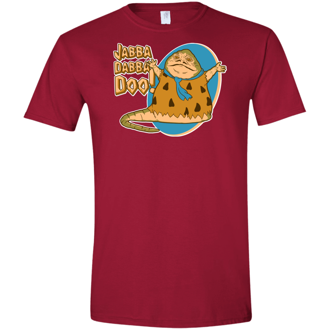 T-Shirts Cardinal Red / S Jabba Dabba Doo Men's Semi-Fitted Softstyle