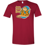 T-Shirts Cardinal Red / S Jabba Dabba Doo Men's Semi-Fitted Softstyle