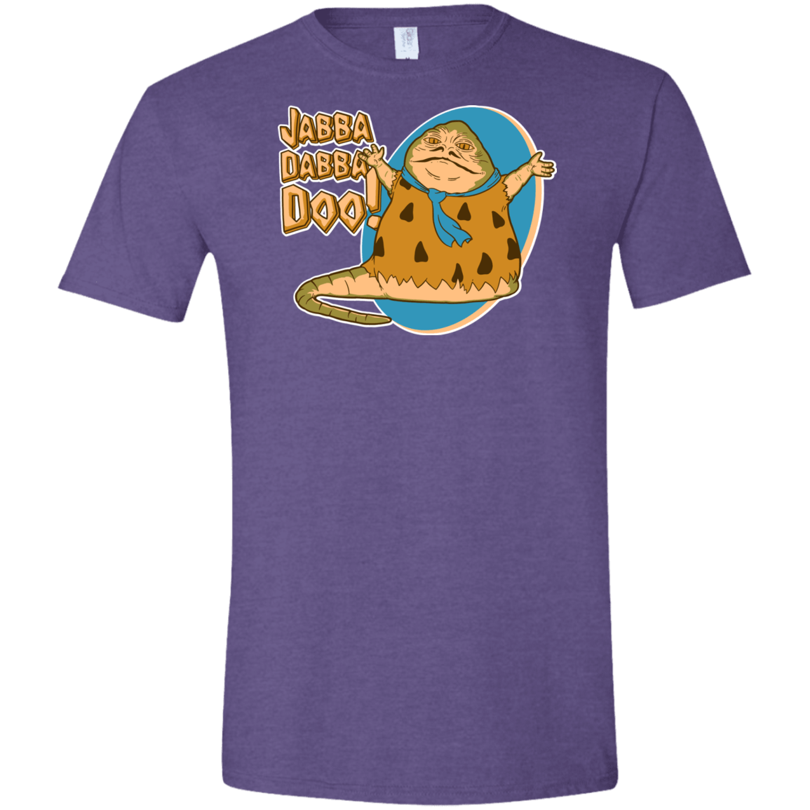 T-Shirts Heather Purple / S Jabba Dabba Doo Men's Semi-Fitted Softstyle