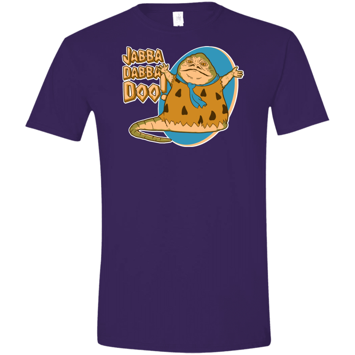 T-Shirts Purple / S Jabba Dabba Doo Men's Semi-Fitted Softstyle