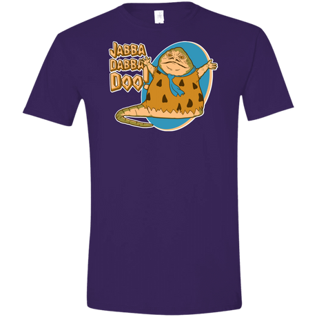T-Shirts Purple / S Jabba Dabba Doo Men's Semi-Fitted Softstyle