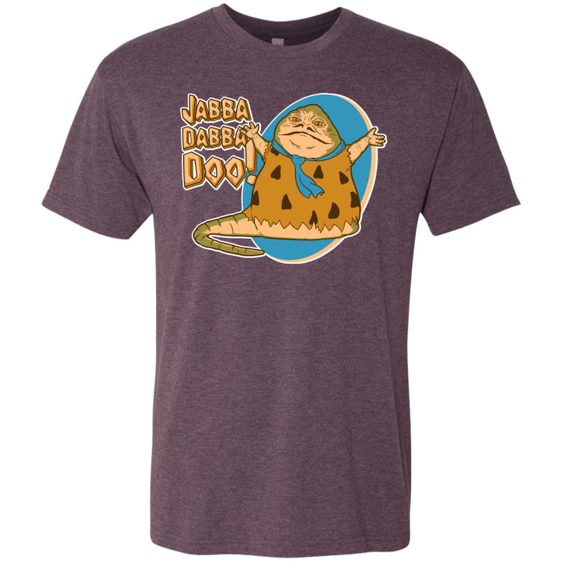 T-Shirts Vintage Purple / S Jabba Dabba Doo Men's Triblend T-Shirt