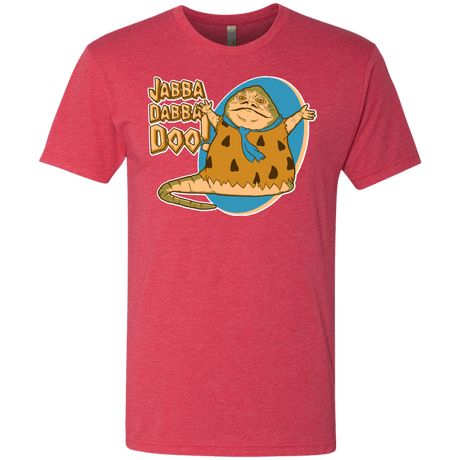 T-Shirts Vintage Red / S Jabba Dabba Doo Men's Triblend T-Shirt