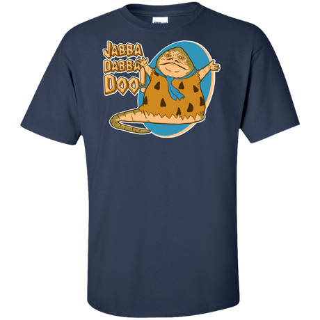 T-Shirts Navy / XLT Jabba Dabba Doo Tall T-Shirt