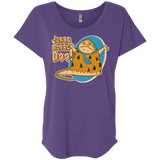 T-Shirts Purple Rush / X-Small Jabba Dabba Doo Triblend Dolman Sleeve