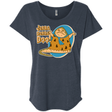 T-Shirts Vintage Navy / X-Small Jabba Dabba Doo Triblend Dolman Sleeve