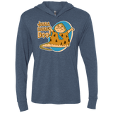 T-Shirts Indigo / X-Small Jabba Dabba Doo Triblend Long Sleeve Hoodie Tee