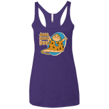 T-Shirts Purple Rush / X-Small Jabba Dabba Doo Women's Triblend Racerback Tank