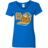 T-Shirts Royal / S Jabba Dabba Doo Women's V-Neck T-Shirt