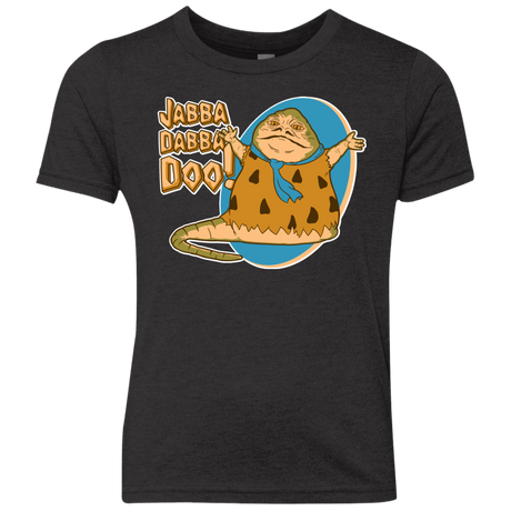 T-Shirts Vintage Black / YXS Jabba Dabba Doo Youth Triblend T-Shirt