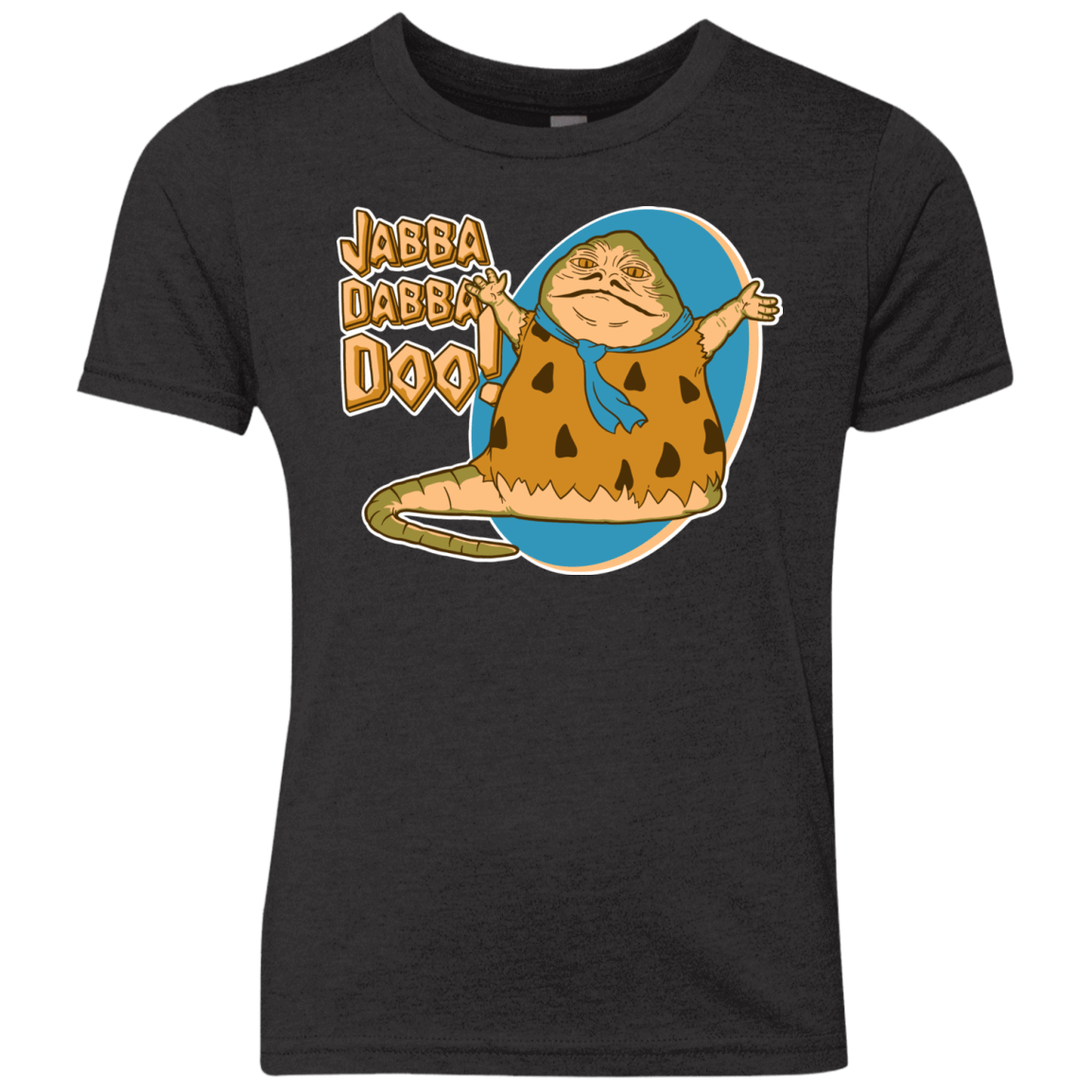 T-Shirts Vintage Black / YXS Jabba Dabba Doo Youth Triblend T-Shirt