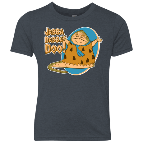 T-Shirts Vintage Navy / YXS Jabba Dabba Doo Youth Triblend T-Shirt