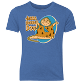 T-Shirts Vintage Royal / YXS Jabba Dabba Doo Youth Triblend T-Shirt