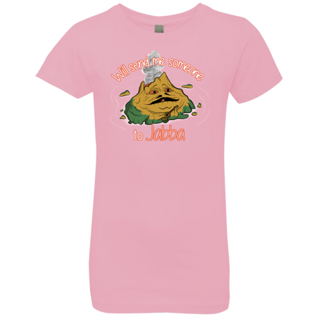 T-Shirts Light Pink / YXS Jabba Girls Premium T-Shirt