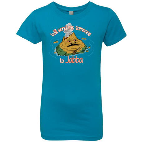 T-Shirts Turquoise / YXS Jabba Girls Premium T-Shirt