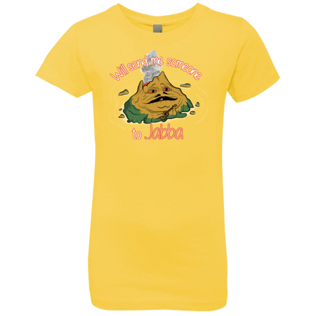 T-Shirts Vibrant Yellow / YXS Jabba Girls Premium T-Shirt