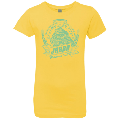 T-Shirts Vibrant Yellow / YXS Jabba Malt Girls Premium T-Shirt