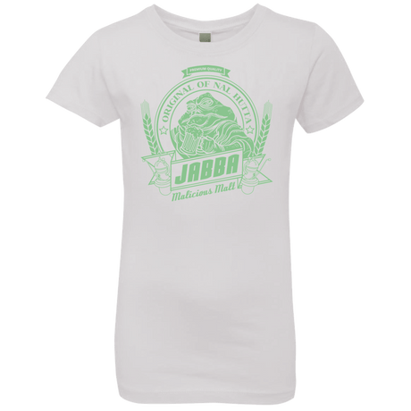 T-Shirts White / YXS Jabba Malt Girls Premium T-Shirt