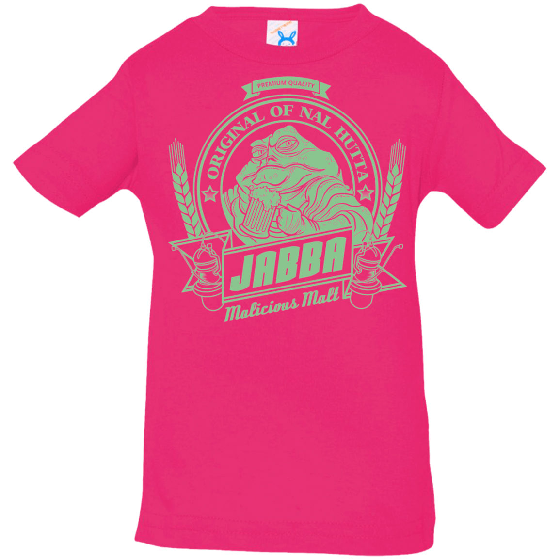 T-Shirts Hot Pink / 6 Months Jabba Malt Infant Premium T-Shirt