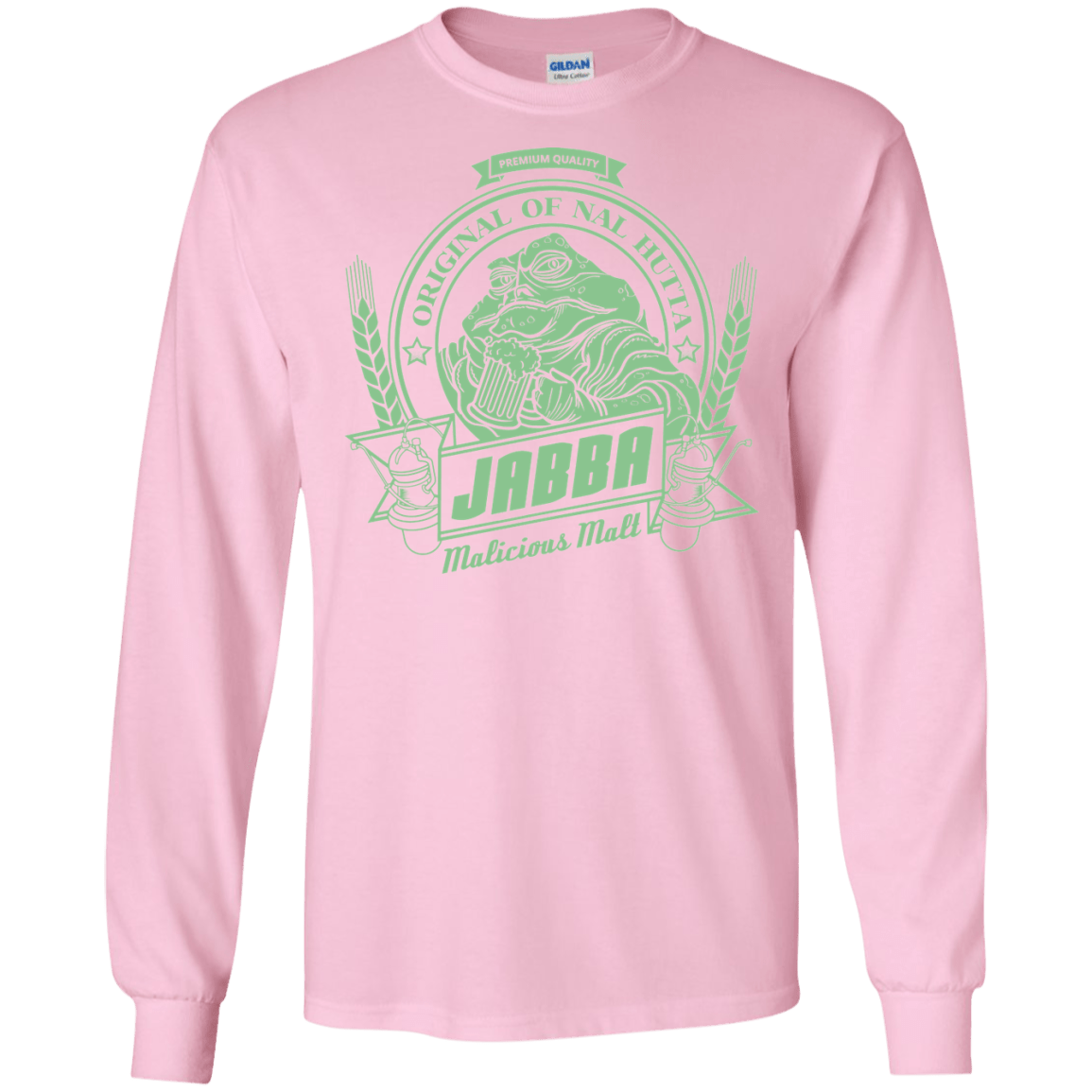 T-Shirts Light Pink / S Jabba Malt Men's Long Sleeve T-Shirt