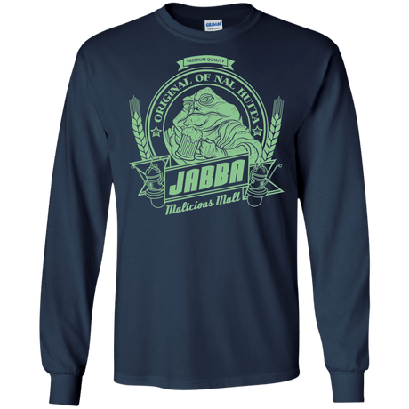 T-Shirts Navy / S Jabba Malt Men's Long Sleeve T-Shirt
