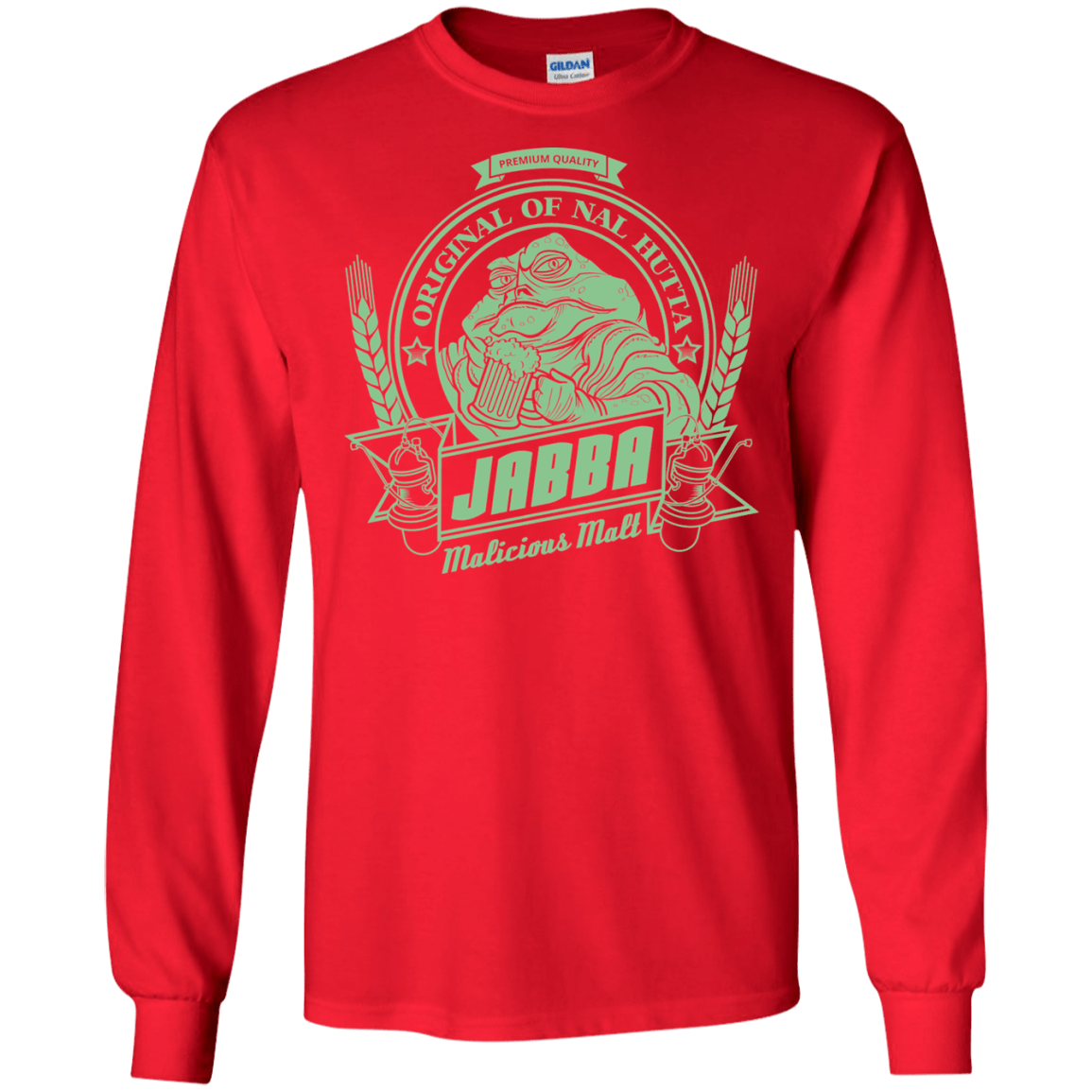 T-Shirts Red / S Jabba Malt Men's Long Sleeve T-Shirt