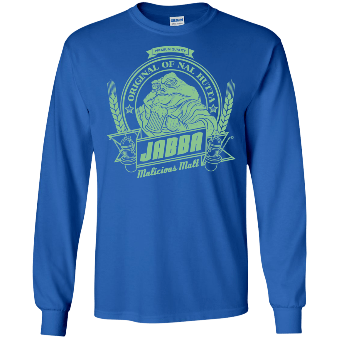 T-Shirts Royal / S Jabba Malt Men's Long Sleeve T-Shirt