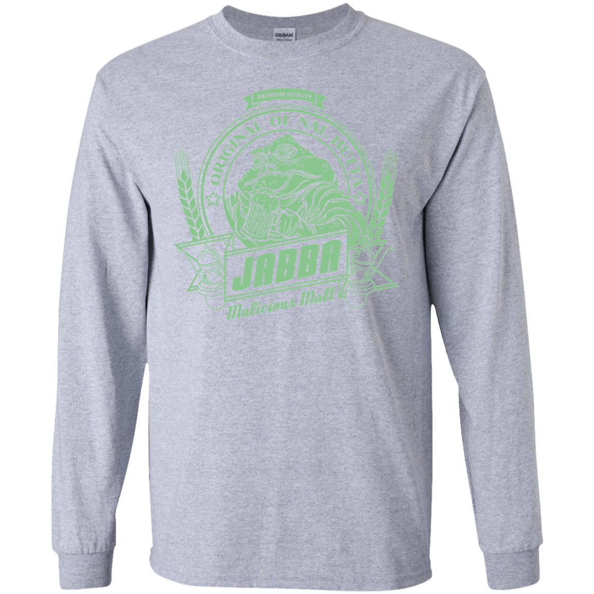 T-Shirts Sport Grey / S Jabba Malt Men's Long Sleeve T-Shirt