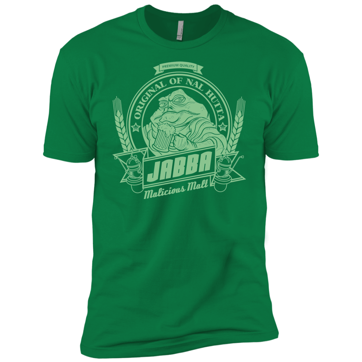T-Shirts Kelly Green / X-Small Jabba Malt Men's Premium T-Shirt