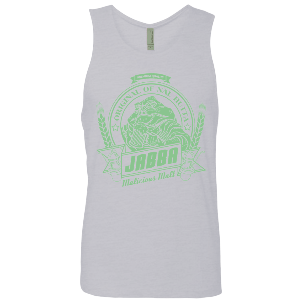 T-Shirts Heather Grey / S Jabba Malt Men's Premium Tank Top