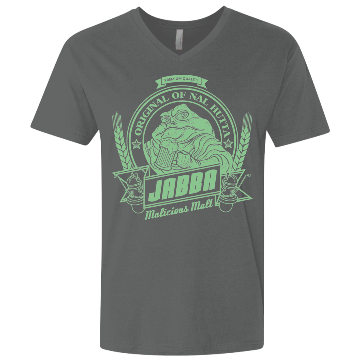 T-Shirts Heavy Metal / X-Small Jabba Malt Men's Premium V-Neck