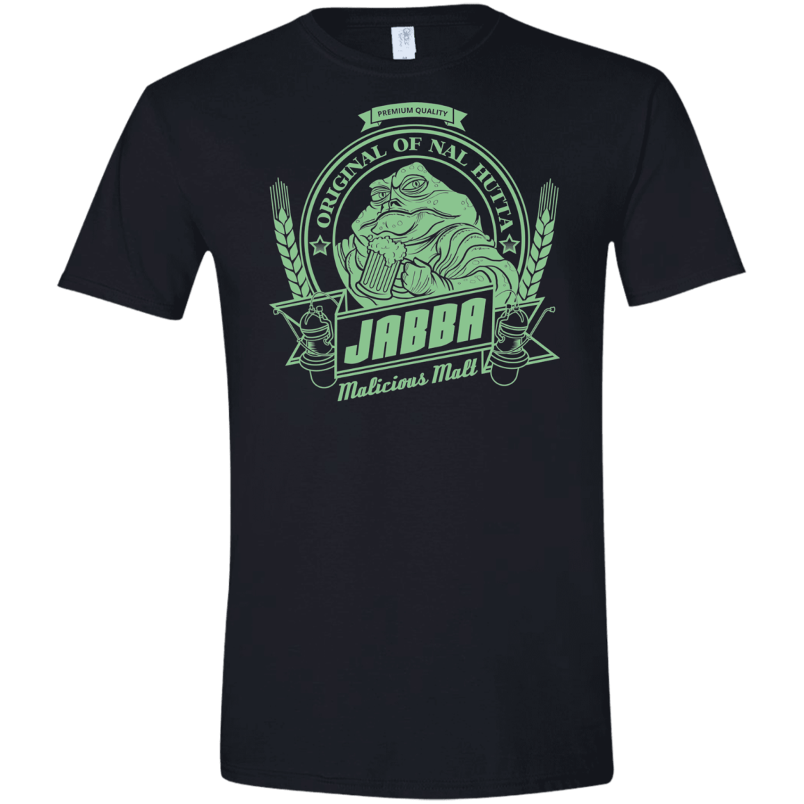 T-Shirts Black / X-Small Jabba Malt Men's Semi-Fitted Softstyle