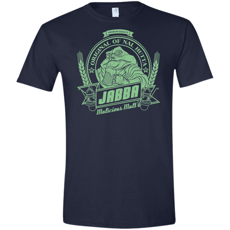 T-Shirts Navy / X-Small Jabba Malt Men's Semi-Fitted Softstyle