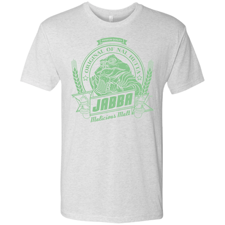 T-Shirts Heather White / S Jabba Malt Men's Triblend T-Shirt