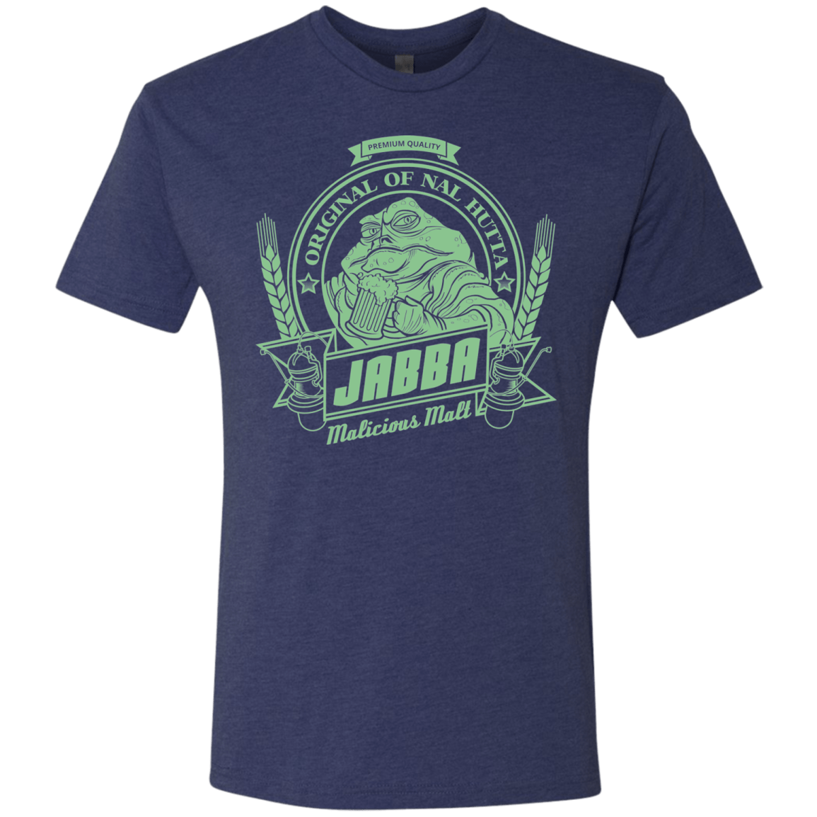 T-Shirts Vintage Navy / S Jabba Malt Men's Triblend T-Shirt