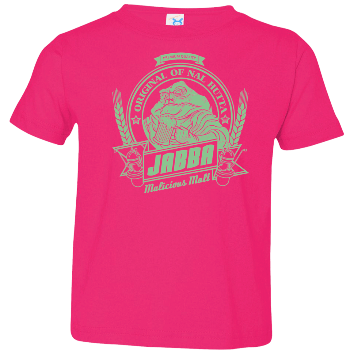 T-Shirts Hot Pink / 2T Jabba Malt Toddler Premium T-Shirt