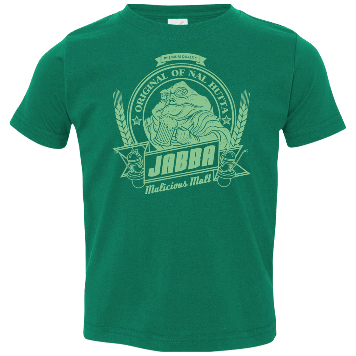 T-Shirts Kelly / 2T Jabba Malt Toddler Premium T-Shirt